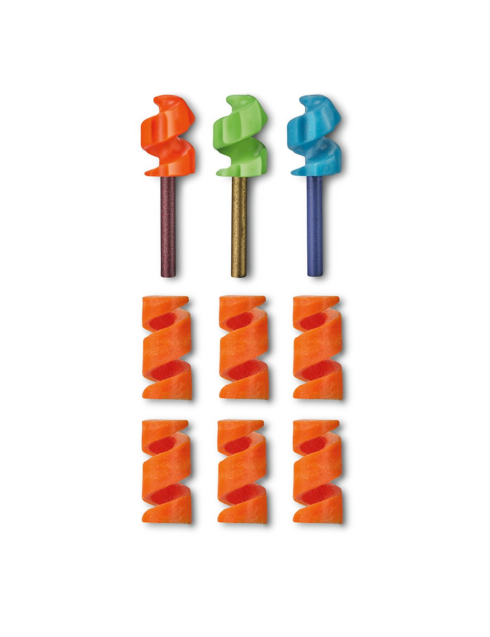 Set para hacer fuego naranja, peso 5 g, 8 x 8 x 27 mm