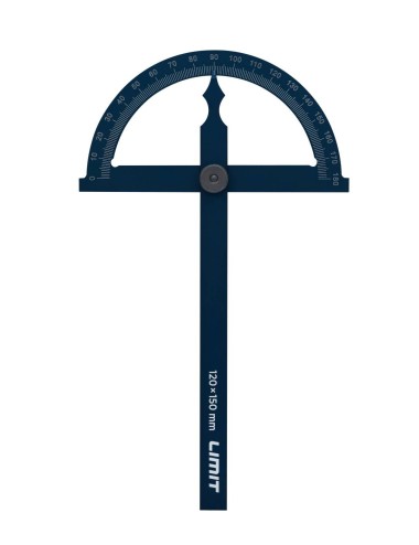 TRANSPORTADOR DE ÁNGULOS ALUMINIO - 120x150mm