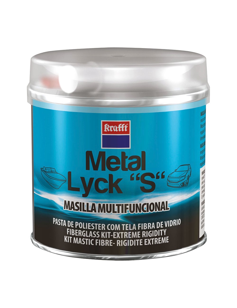 Masilla poliester metal-lyck 250 g