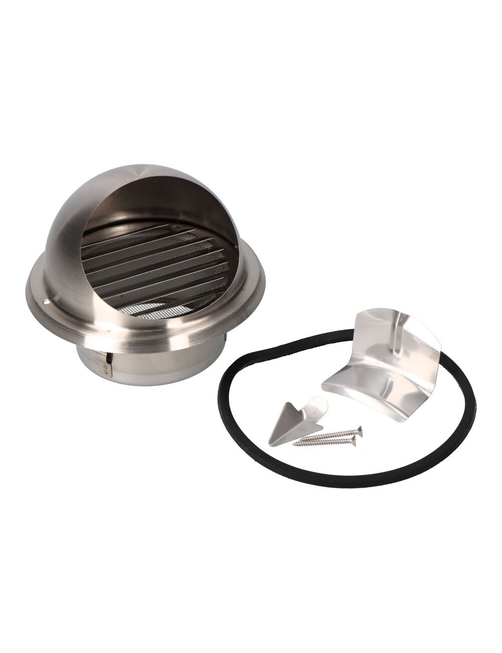 Rejilla ventilación acero inox copa empotrable ø100 mm