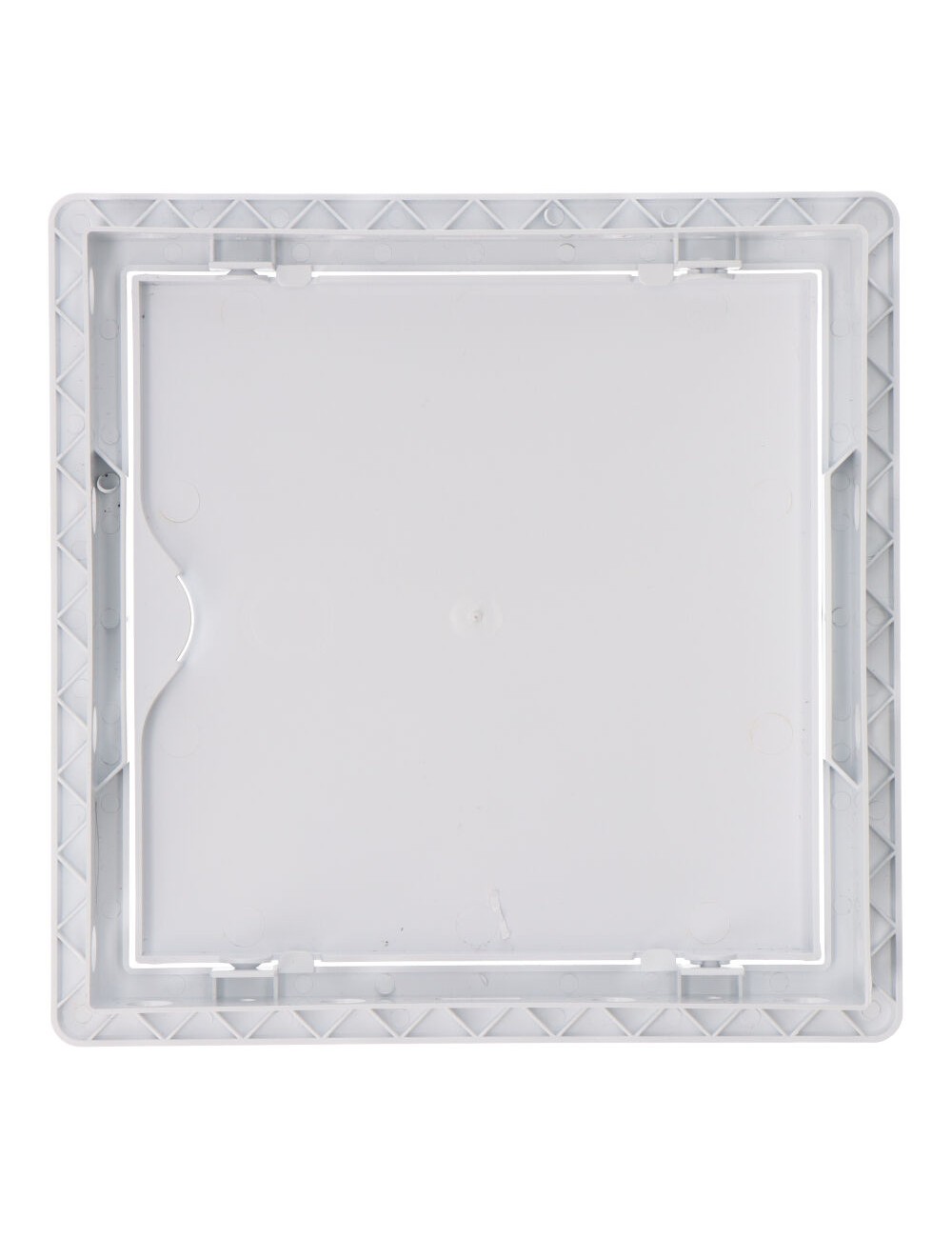 Tapa de registro cuadrada empotrable abs 15x15cm blanca
