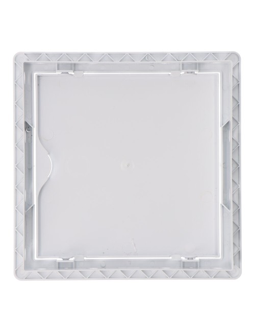 Tapa de registro cuadrada empotrable abs 15x15cm blanca