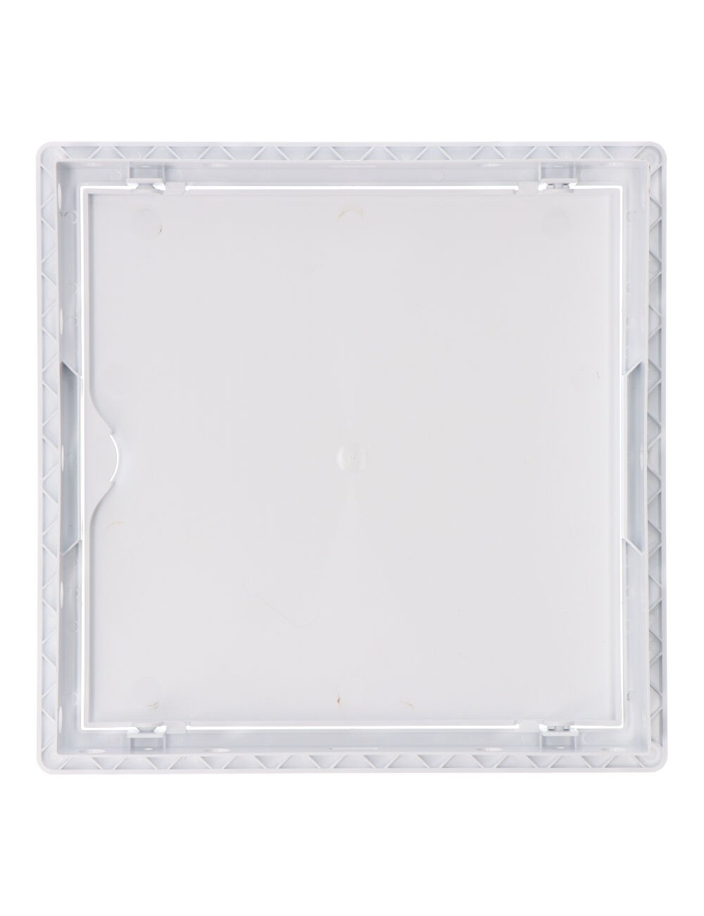 Tapa de registro cuadrada empotrable abs 20x20cm blanca