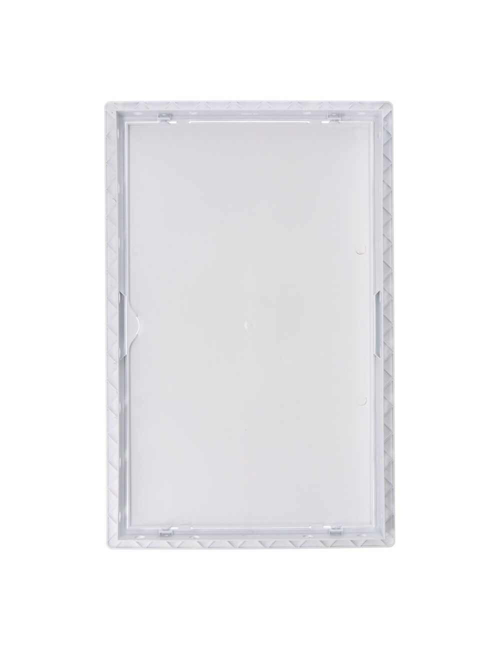 Tapa de registro rectangular empotrable abs 25x40cm blanca