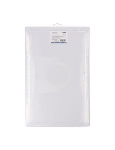 Tapa de registro rectangular empotrable abs 25x40cm blanca