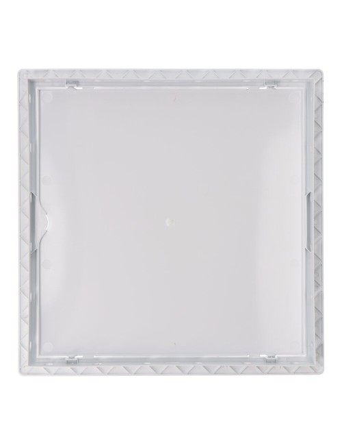 Tapa de registro cuadrada empotrable abs 30x30cm blanca