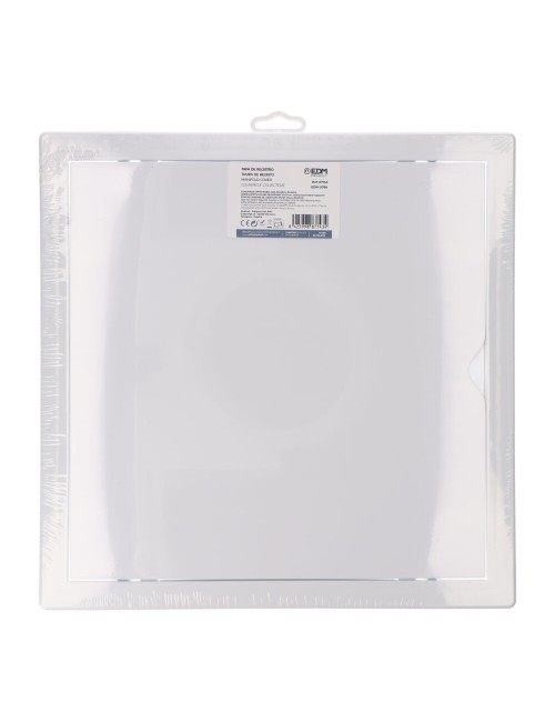 Tapa de registro cuadrada empotrable abs 30x30cm blanca