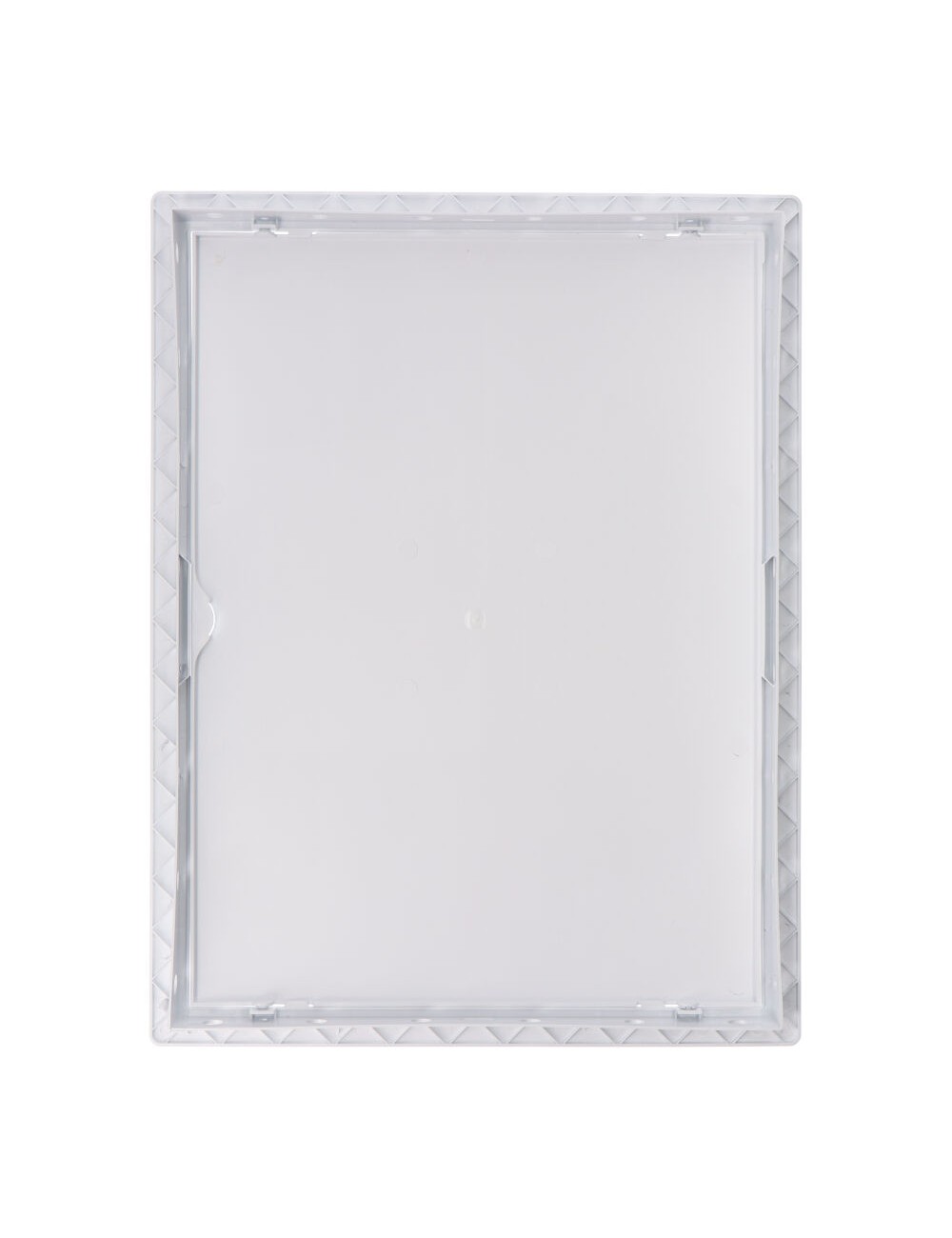 Tapa de registro rectangular empotrable abs 30x40cm blanca