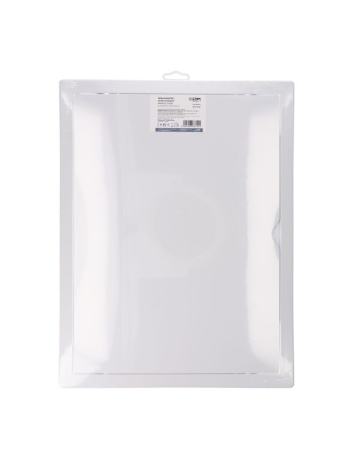 Tapa de registro rectangular empotrable abs 30x40cm blanca