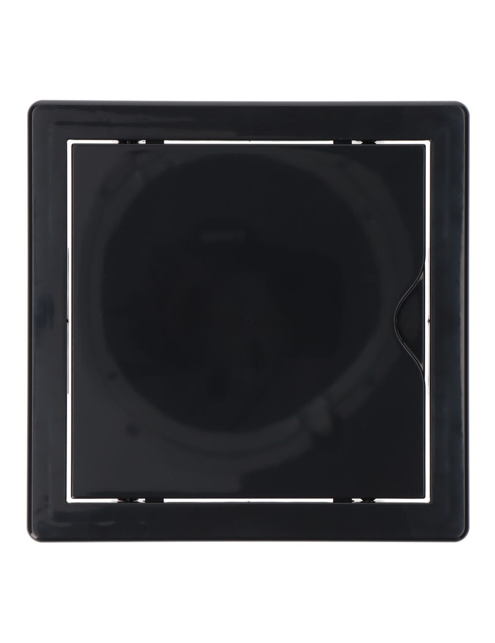 Tapa de registro cuadrada empotrable abs 15x15cm gris antracita