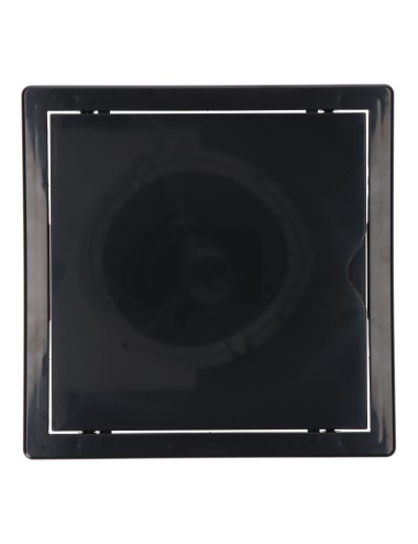 Tapa de registro cuadrada empotrable abs 20x20cm gris antracita