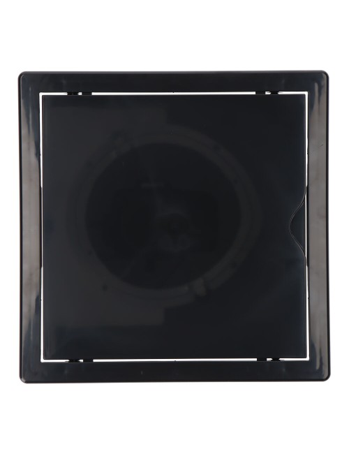 Tapa de registro cuadrada empotrable abs 20x20cm gris antracita