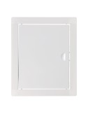 Tapa de registro rectangular empotrable acero 20x25cm blanca