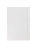 Tapa de registro rectangular empotrable acero 20x30cm blanca