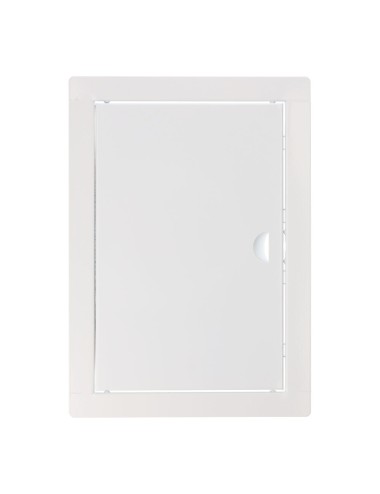 Tapa de registro rectangular empotrable acero 20x30cm blanca
