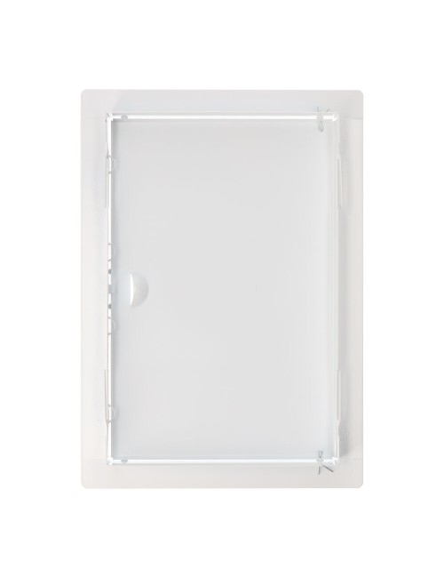 Tapa de registro rectangular empotrable acero 20x30cm blanca