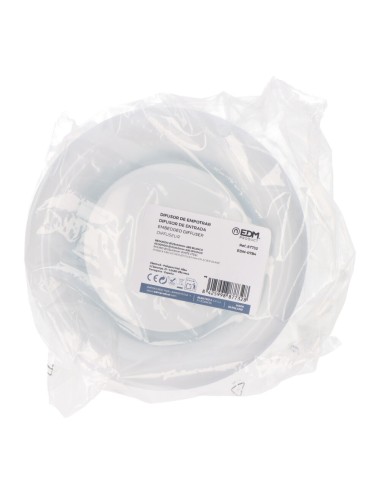 Difusor de empotrar redondo ø125x47mm abs blanco