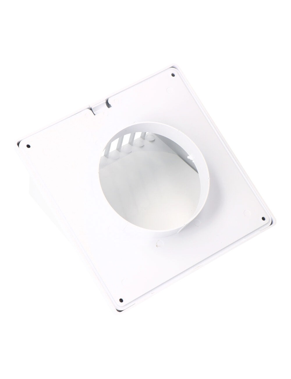 Rejilla ventilación con campana abs ø 100mm blanca