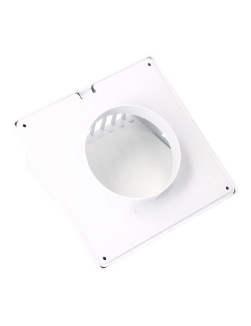Rejilla ventilación con campana abs ø 100mm blanca