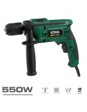 Taladro percutor 550 w, 275 x 65 x 210 mm