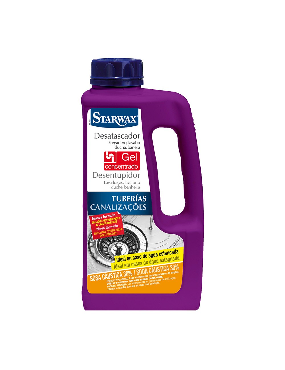 Desatascador gel superpotente 1 l