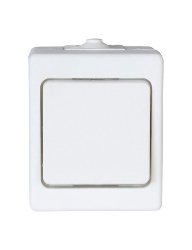 Interruptor conmutador de superficie 10ax 250v~, blanco