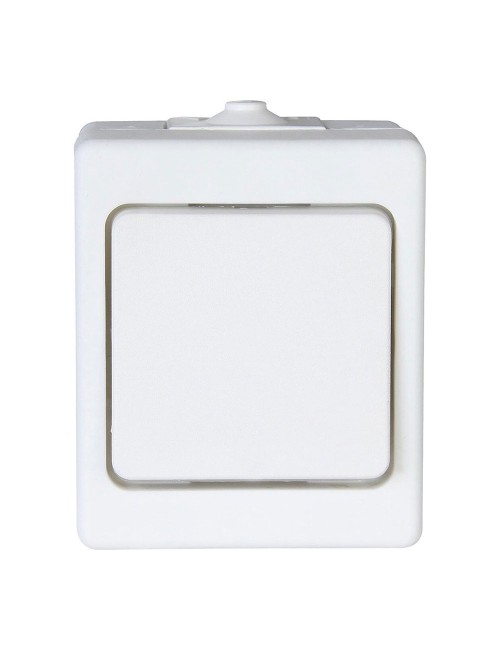 Interruptor conmutador de superficie 10ax 250v~, blanco