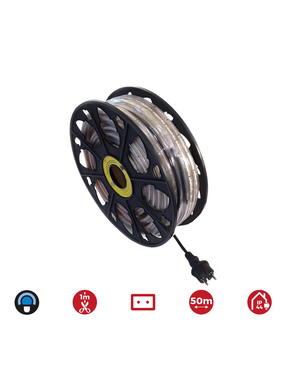 Tira de led 60 leds/m 4,2w/m 220-240v ip44 50 m azul