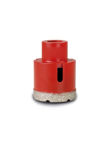 Corona diamantada para amoladora, corte seco, ø75 mm / m14