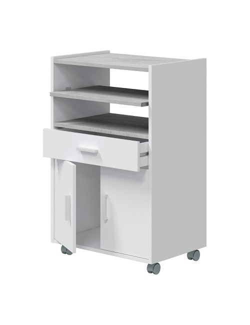 Mueble microondas 1cajón + 2puertas 59 x 40 x 92 cm tidy