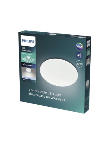Plafón led circular moire 20 w 4000 k 2300 lm ø38 x 5 cm