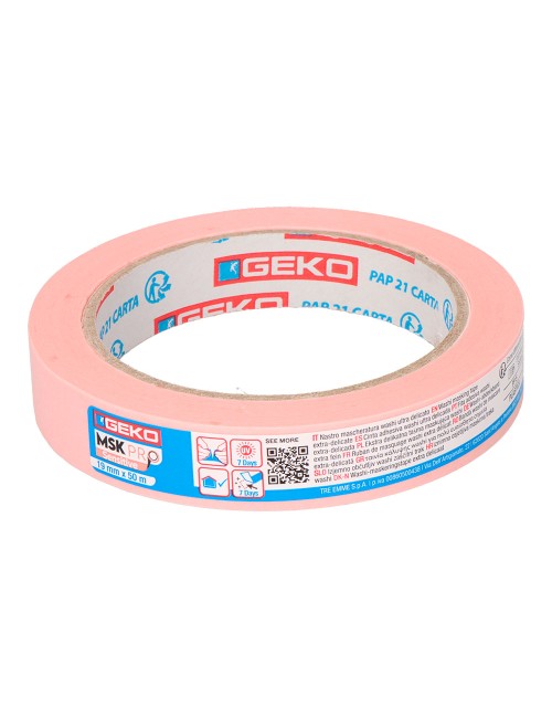 Cinta adhesiva washi ultra delicada 19 mm x 50 m