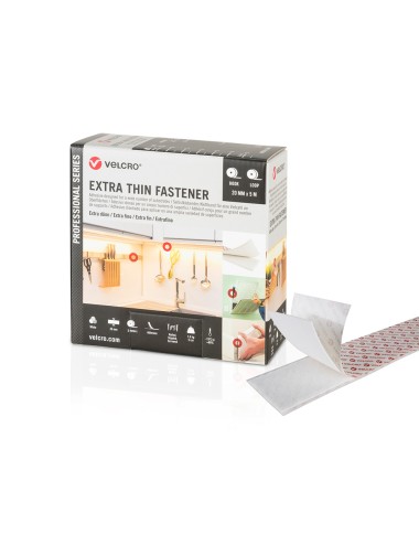 Cinta adhesiva extrafina blanca 20 mm x 5 m