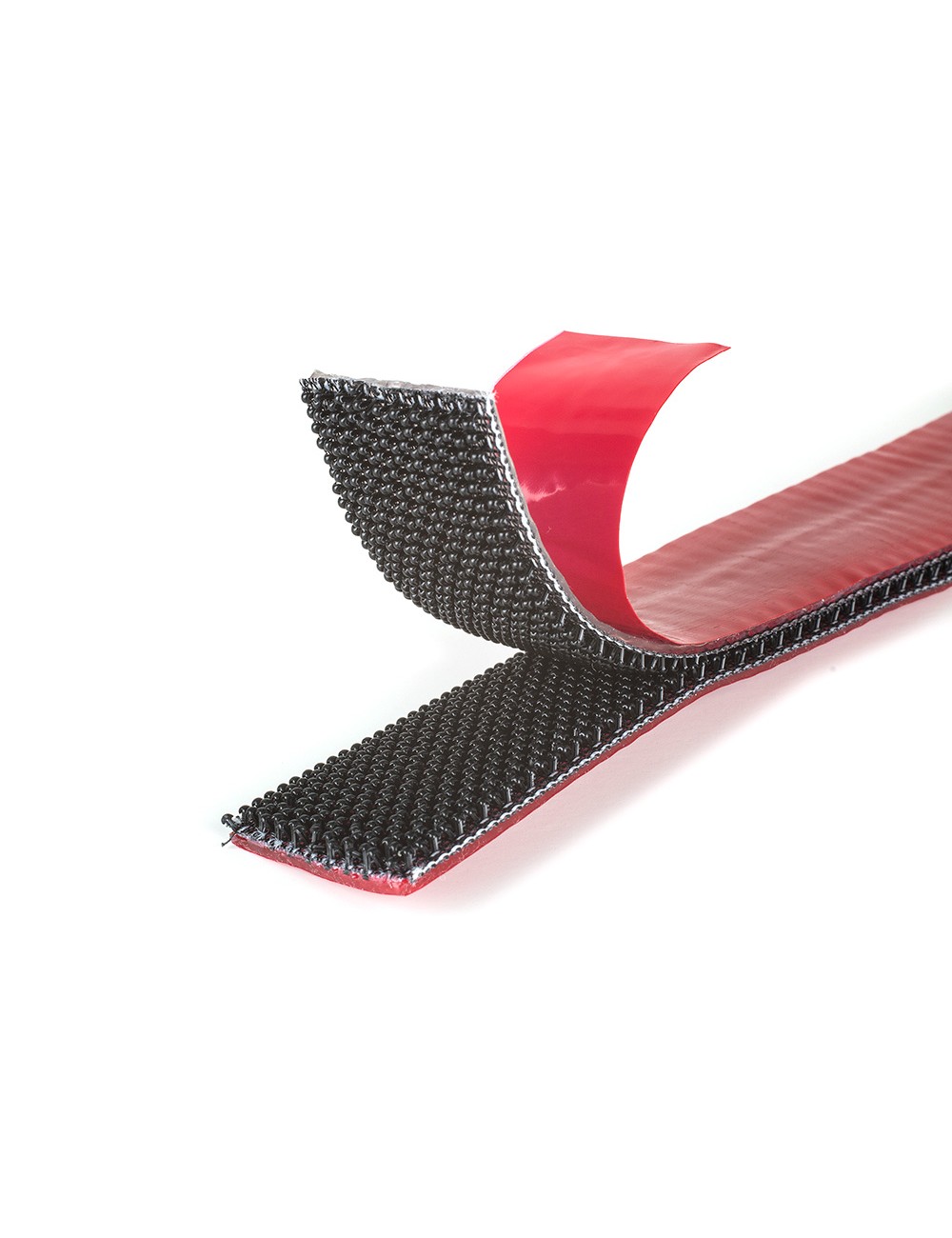 Cinta alfa-lok lineal de gancho negra 25 mm x 1 m