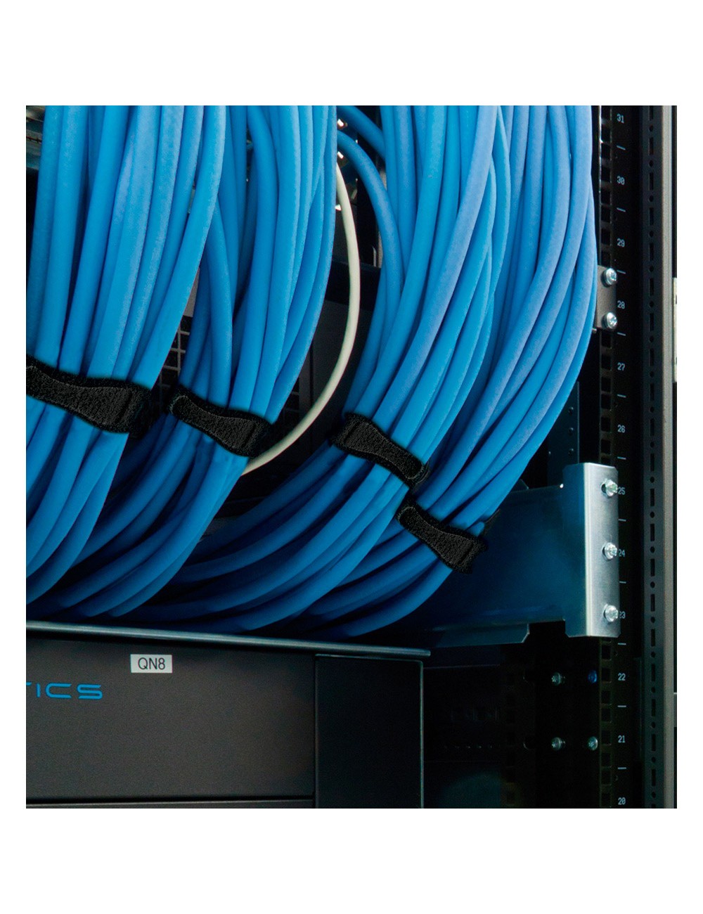 Brida one-wrap® strap, 20 x 200 mm, 25 uds, negra