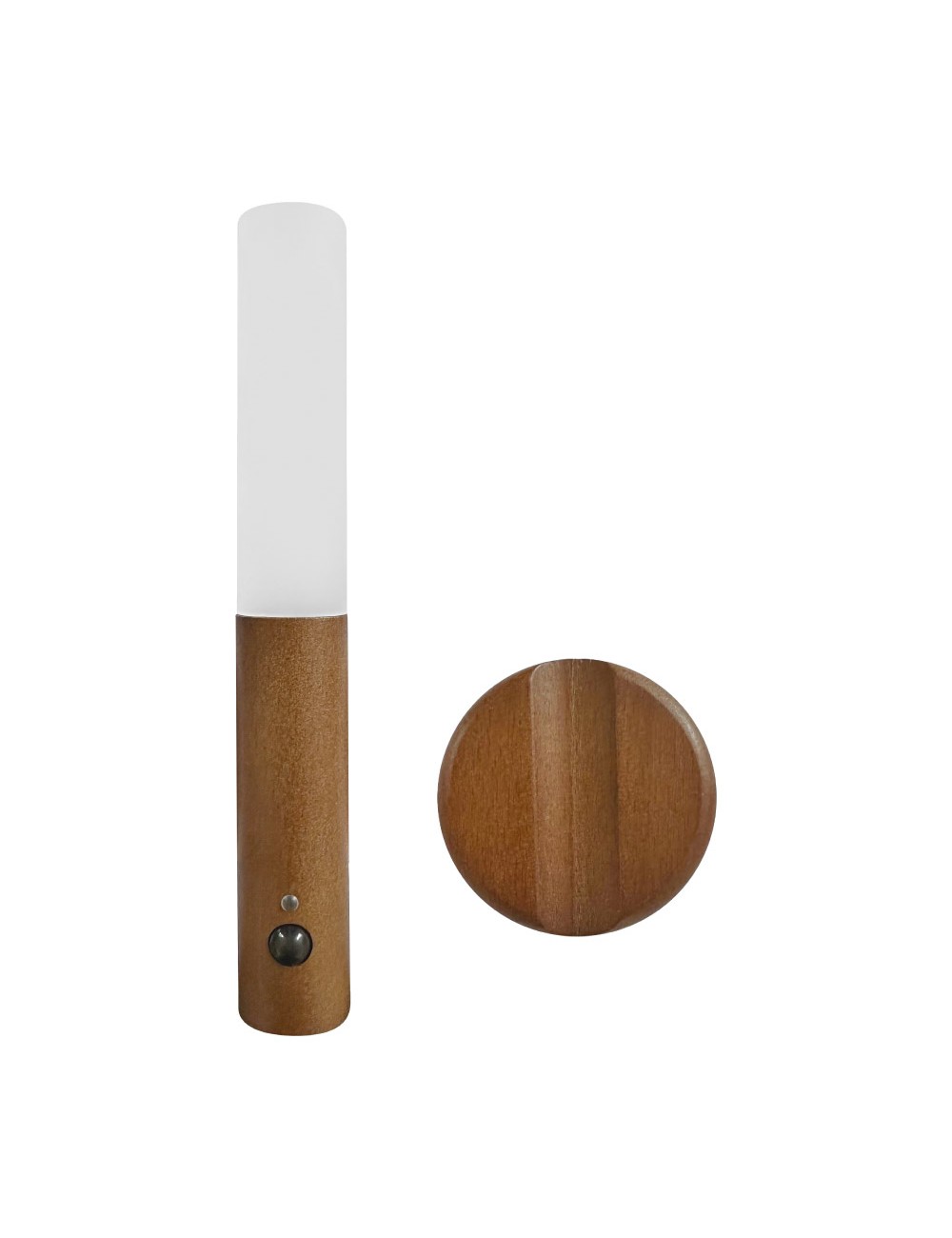 Lámpara de pared recargable led 1w 60 lm 3.000 k con sensor movimiento