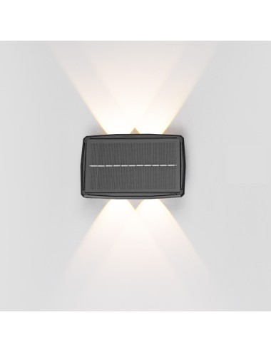 Aplique solar led 200lm 4w 3.000k