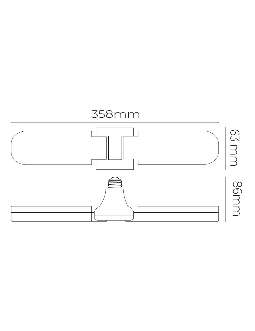 Bombilla led e27 15w 1521lm 6.500k luz fría