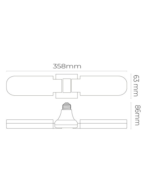 Bombilla led e27 15w 1521lm 6.500k luz fría
