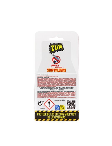 Pinza gránulos stop palomas 20g