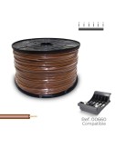 Cablecillo h07z1-k 1,50 mm marrón, 500 m. ( bobina mediana )