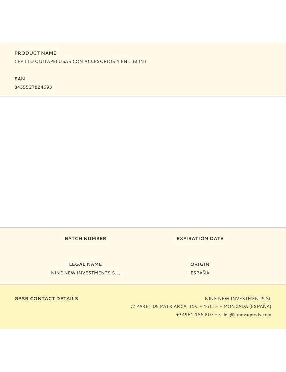 Cepillo quitapelusas con accesorios 4 en 1 blint