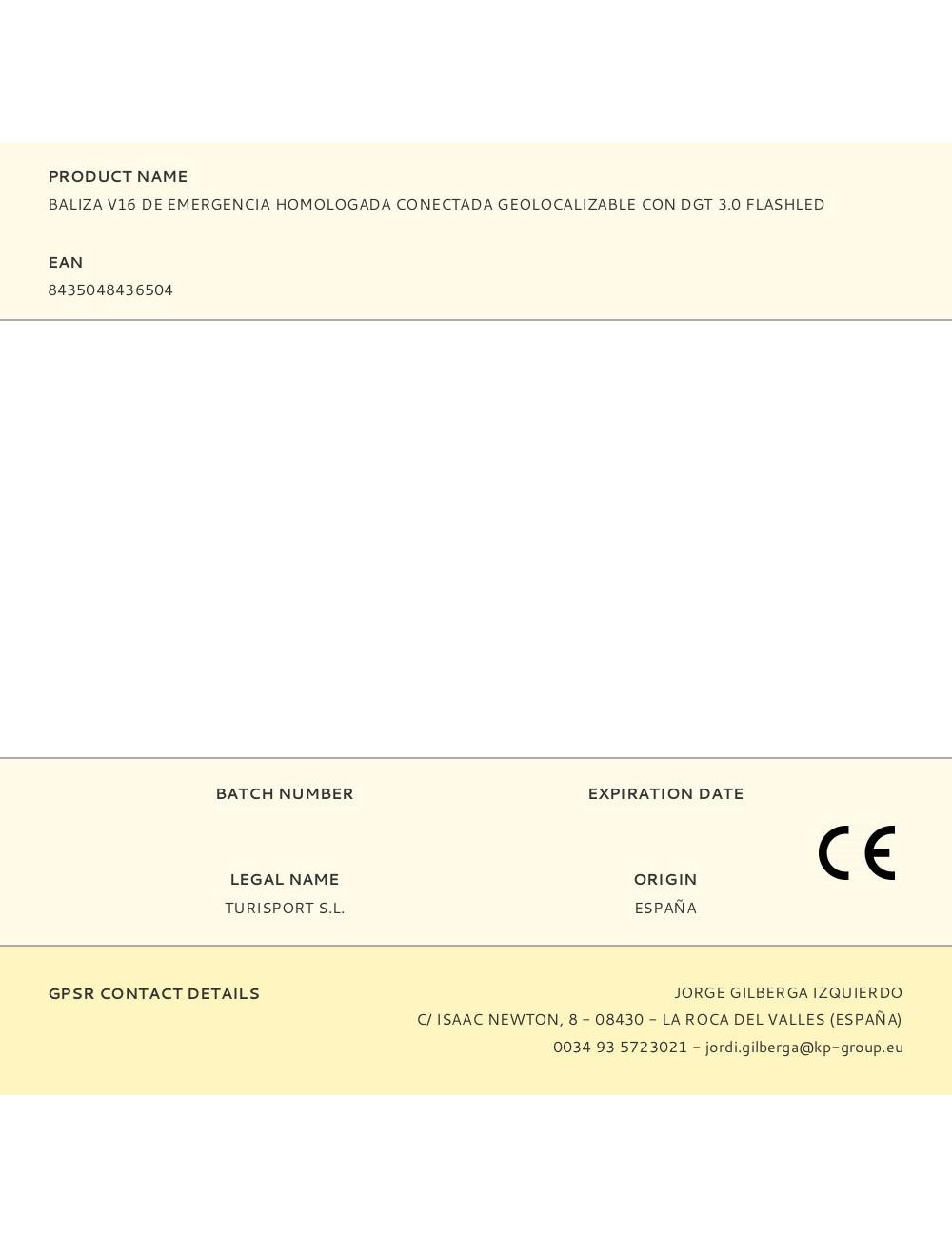 Baliza v16 de emergencia homologada conectada geolocalizable con dgt 3.0 flashled