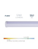 Regleta led 48 w 6.400 k luz fria 5.160 lm 150 x 4,6 x 5,1 cm