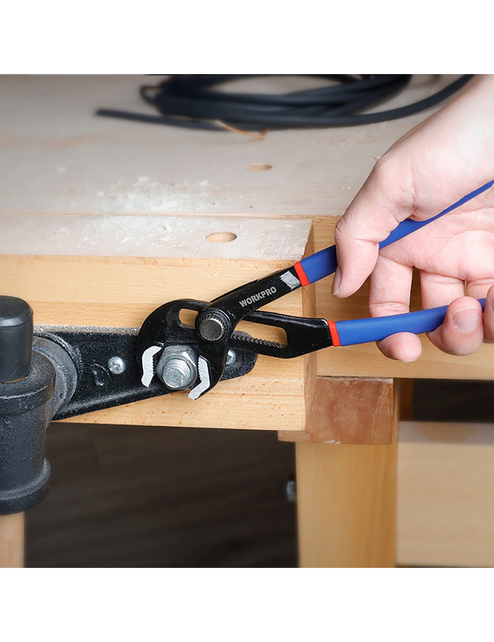 Alicates pico de loro cr-v pro, ajuste rápido, 200 mm