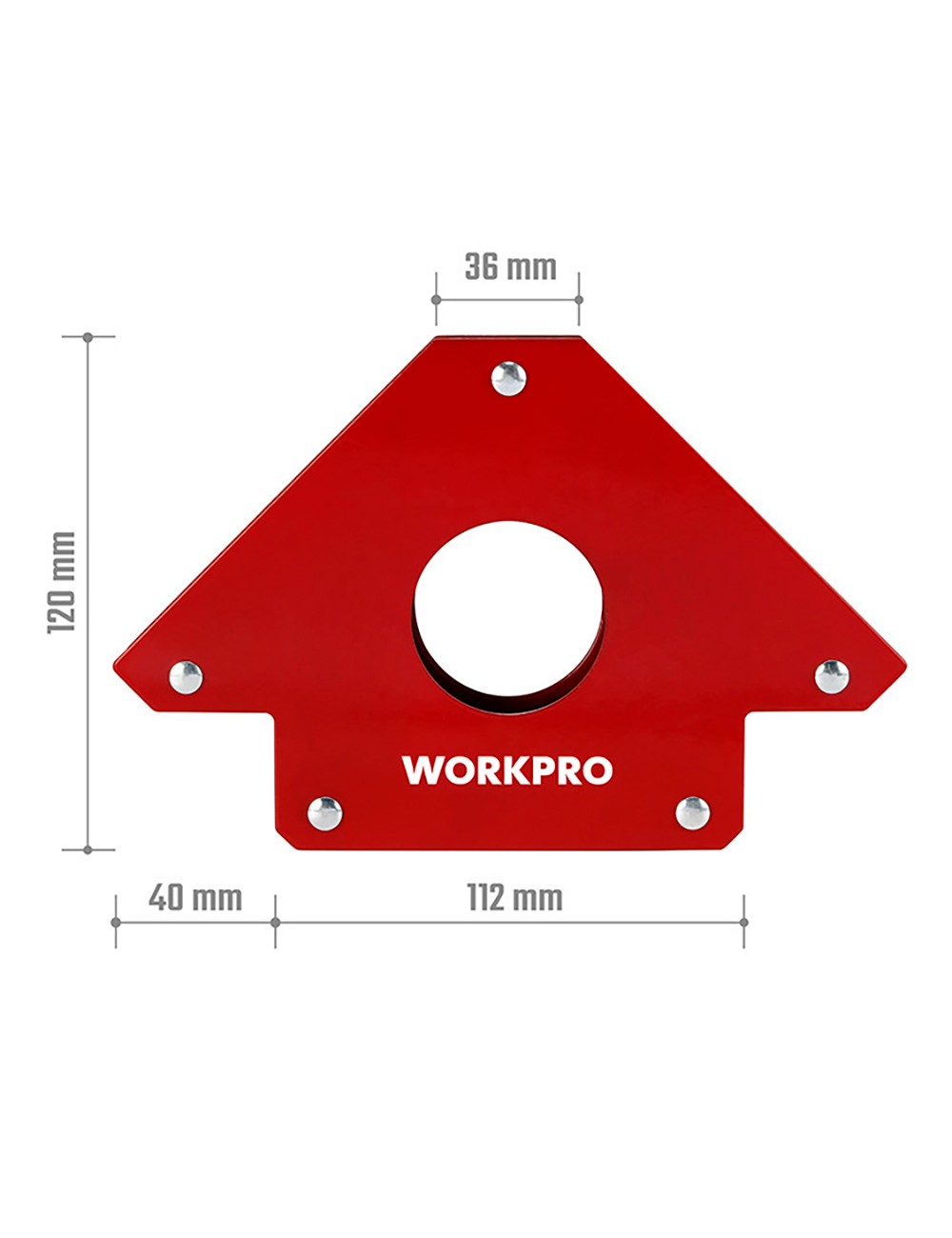 Escuadra magnética de soldadura 125 mm