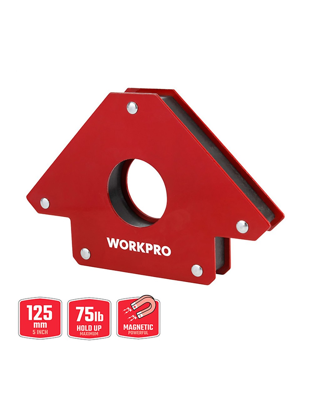 Escuadra magnética de soldadura 125 mm