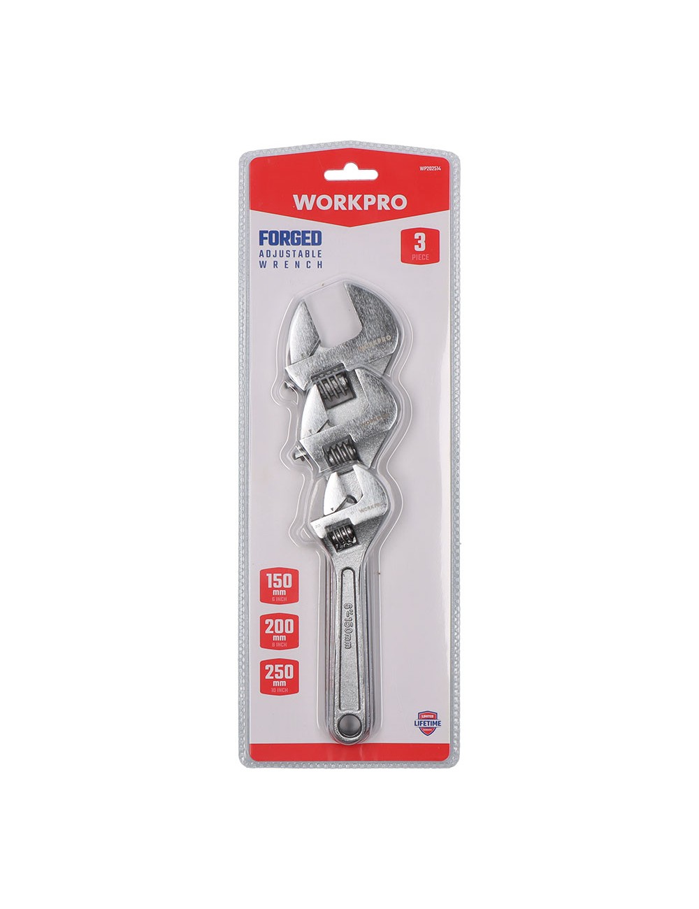 Llave ajustable 150, 200 ,250 mm. juego 3 unidades