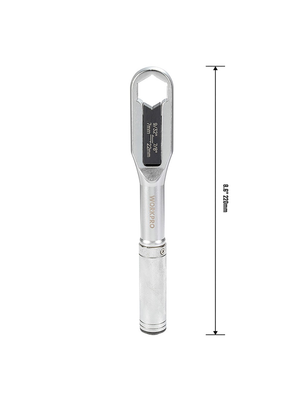 Llave ajustable universal, métrica y sae 7 - 22 mm