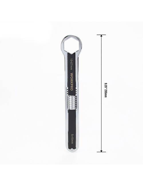 Chave ajustável universal métrica e sae, 5 - 27 mm
